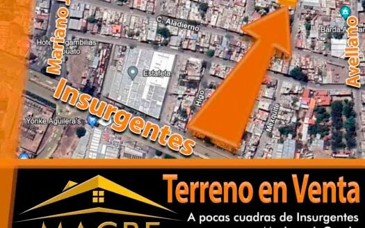 Terreno en Venta Irapuato Guanajuato av. insurgentes