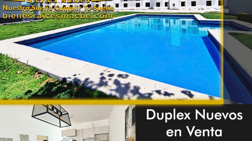 Duplex Nuevos en Venta El Molino