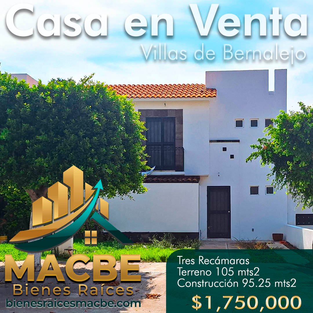 Casa en Venta Villas de Bernalejo Irapuato