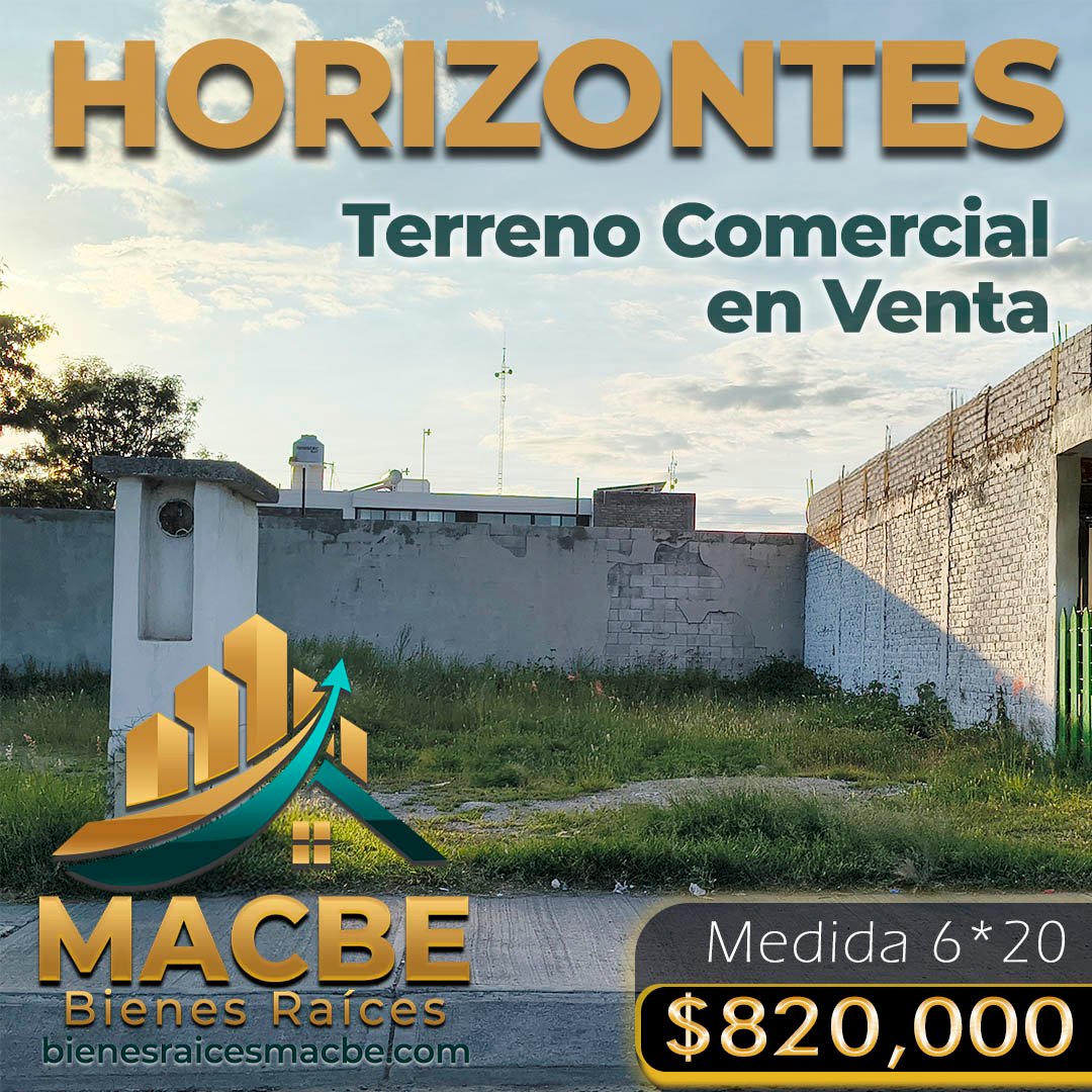 Terreno Comercial inmobiliaria Macbe bienes raíces