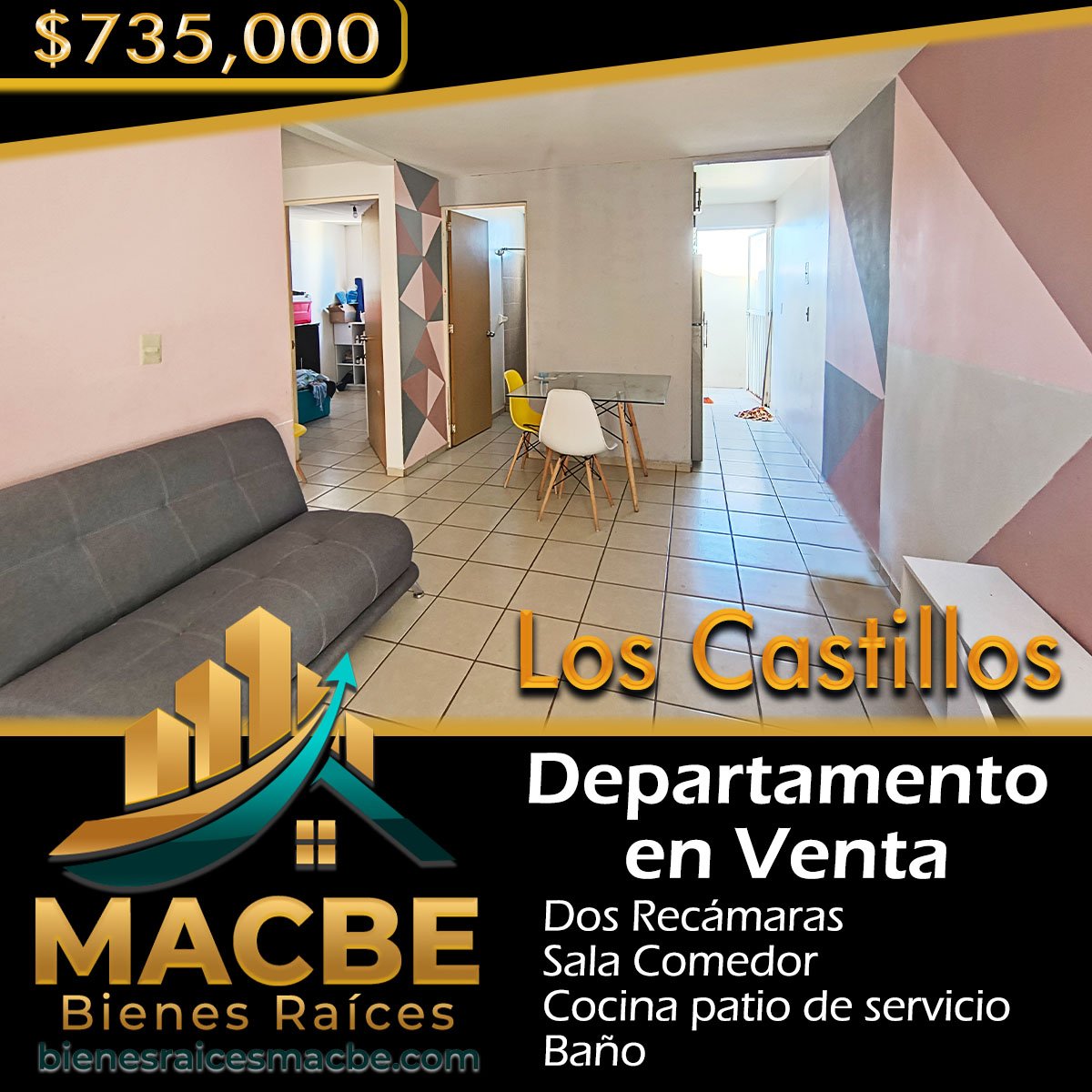 Departamento en Venta Los castillos Irapuato