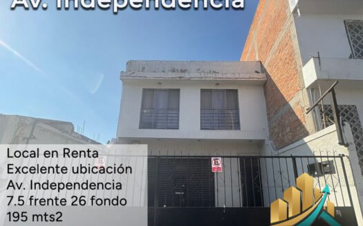 Local Comercial en Renta Calle Independencia | 195 m² en Ubicación Privilegiada