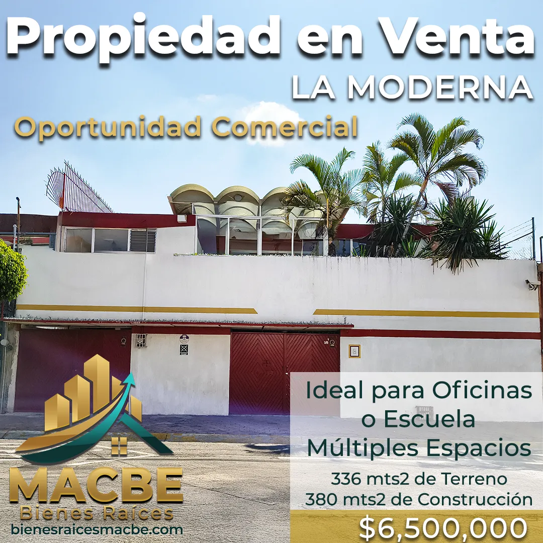 Venta de casa para oficinas