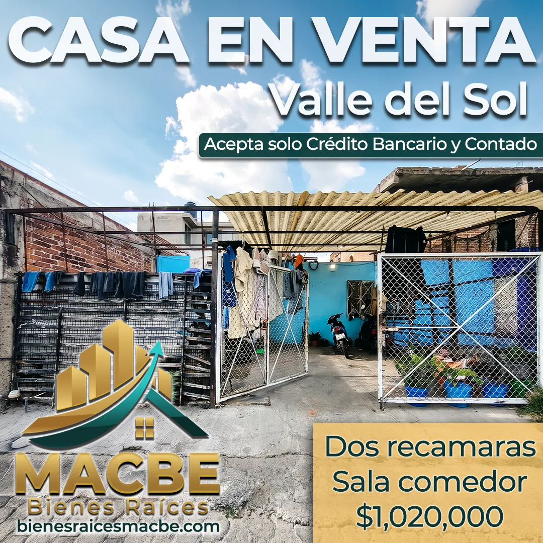 casa en venta en valle del sol