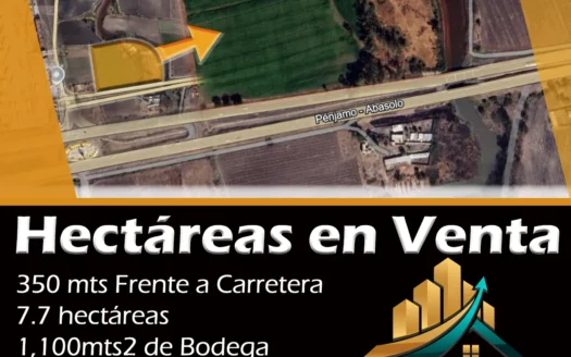terreno en venta entre Abasolo y Pénjamo