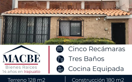 Casa en venta en Las Rosas Irapuato | MACBE Bienes Raíces